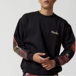 Market Colorado Reverse Weave Quilted Crew Neck Sweatshirt